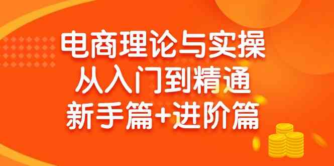 图片[1]-（9576期）电商理论与实操从入门到精通 新手篇+进阶篇-飓风网创资源站