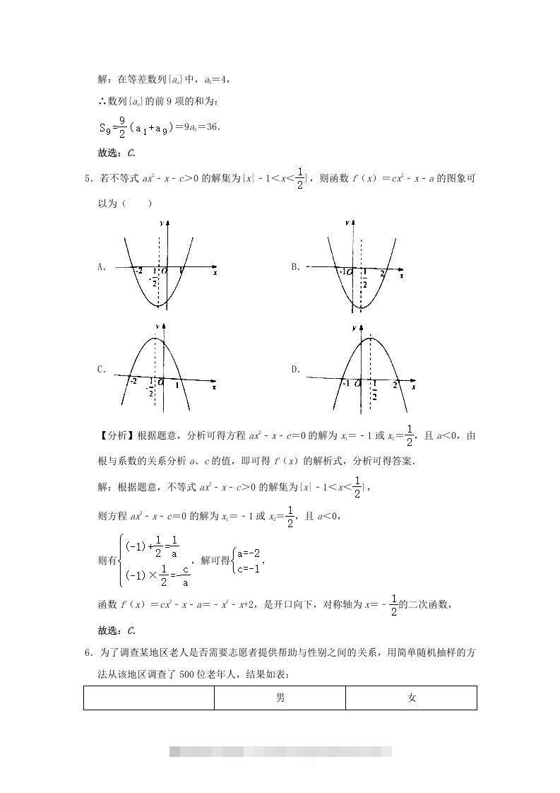 图片[2]-2020-2021年北京市昌平区高二数学下学期期末试题及答案(Word版)-小哥网