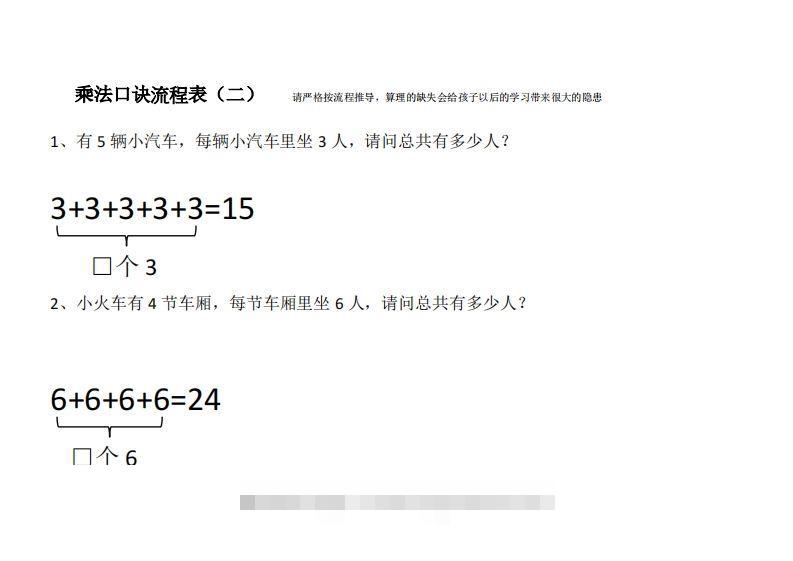 图片[2]-二上数学乘法口诀流程表-小哥网