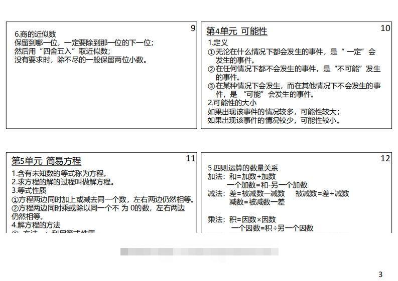 图片[3]-【人教五年级】数学上册必背笔记-小哥网