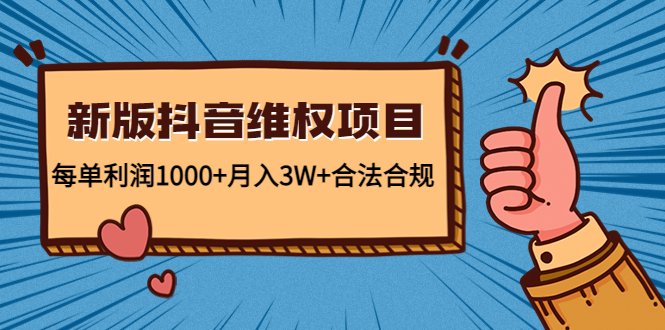 新版抖音维全项目：每单利润1000+月入3W+合法合规！-时尚博客