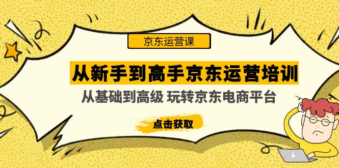 从新手到高手京东运营培训：从基础到高级 玩转京东电商平台(无中创水印) -小哥网