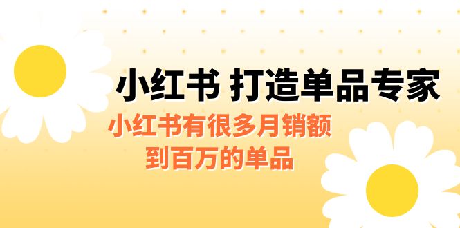 某公众号付费文章《小红书 打造单品专家》小红书有很多月销额到百万的单品-小哥网