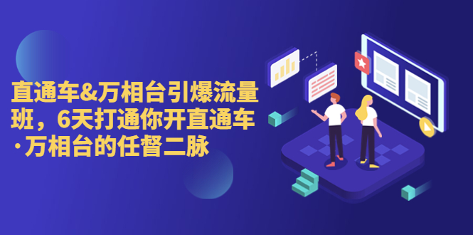 直通车+万相台引爆流量班，6天打通你开直通车·万相台的任督 二脉-小哥网