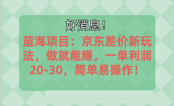 越早知道越能赚到钱的蓝海项目：京东大平台操作，一单利润20-30，简单易操作-专业网站源码、源码下载、源码交易、php源码服务平台-游侠网