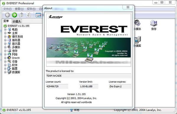 everest professional(硬件检测软件) v1.51.195汉化版-小哥网