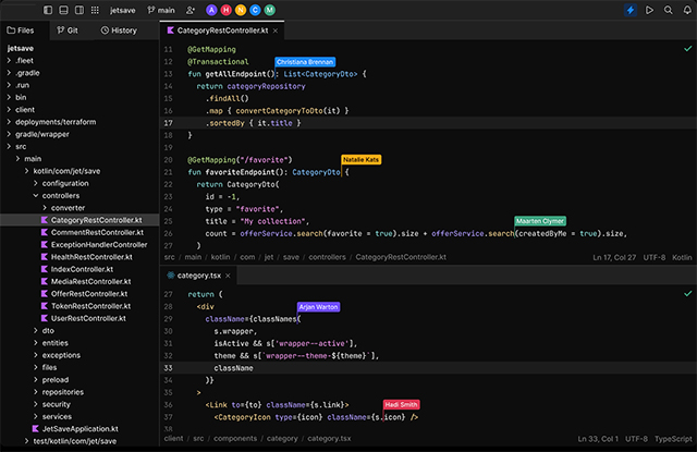 jetbrains fleet编辑器 v1.40.87官方版不只是代码编辑器，还可以转变为功能强大的开发工具。-小哥网